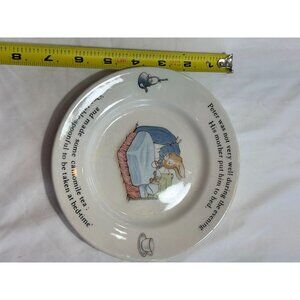 Peter Rabbit Wedgwood Beatrix Potter Story Plate 7 Inches England Ceramic Collec
